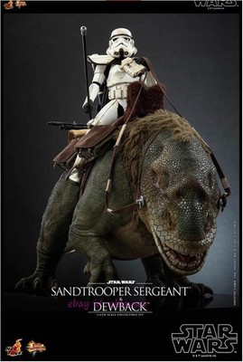Hot Toys 1/6 Mms722 Star Wars Sandtrooper Sergeant & Dewback