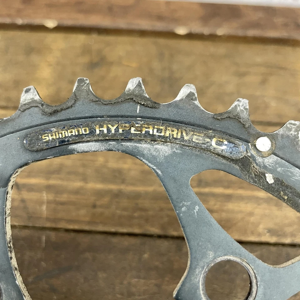 Vintage Shimano Deore LX Hyperdrive-C Chainring Set 94/58 BCD 42T 32 22T M560 - Image 4 of 4