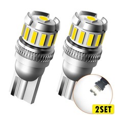 4x W5W T10 194 LED 168 White Light Wedge Auto Dome Stop Parking License Bulbs EV