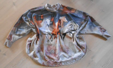 Jersey  Pullover Poncho Gr. 146-152  Übergangshirt Frühling