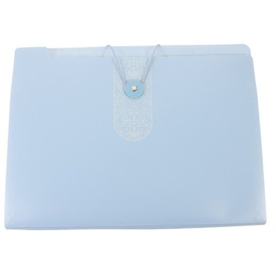 Reusable Plastic Expanding File Folder Multi Layer Document Storage Bag