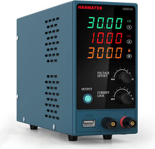 Adjustable DC Power Supply 0-30 V 0-10 A with Output Enable/Disable Button HAN