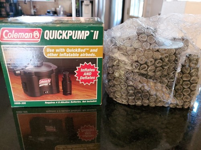#ad Coleman QuickPump II Battery Operated Air Pump For Airbeds NEW $9.95