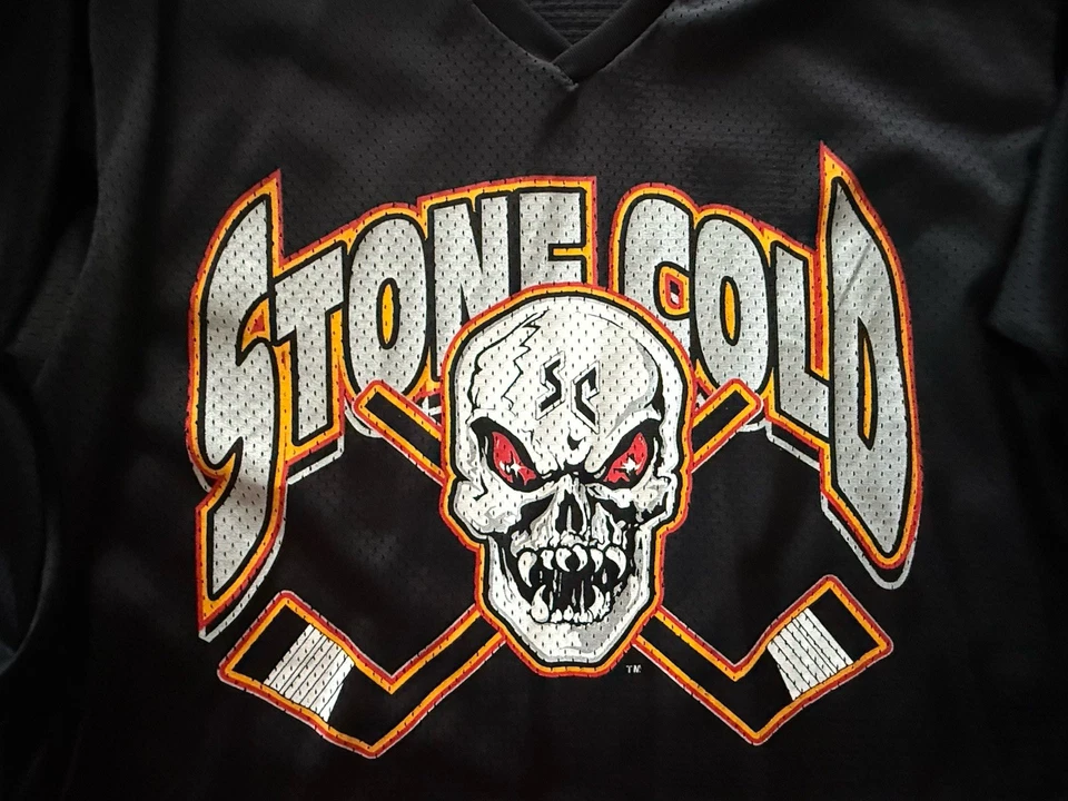 VINTAGE 2000 OFFICIAL WWF Stone Cold Steve Austin Hell Yeah 3:16 Jersey RARE  - Image 3 of 4