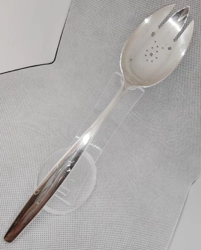 S.Kirk & Son 70g Sterling Silver 1958 Slot'd Serving Spoon/Fork Below melt value