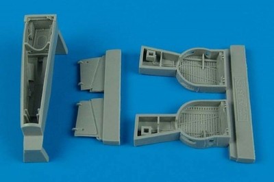 P-39 Airacobra wheel bays for Hasegawa Bausatz / 1:48 - Aires 4420