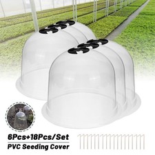 6X Humidity Dome for Plants Cloche Garden Veg...