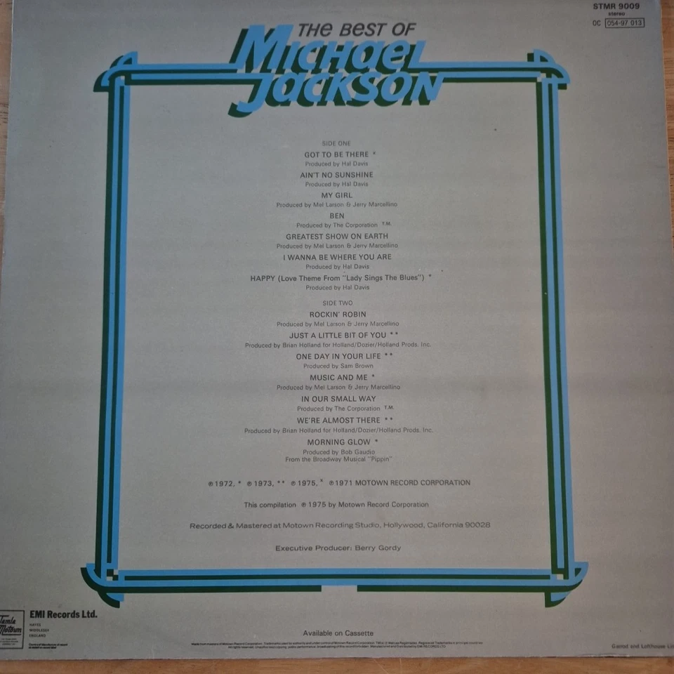 The Best of Michael Jackson - Vinyl Record LP Album - 1975 Motown - WL 72063 - Image 2 of 4