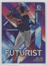2021 Bowman Futurist Mega Box Purple Mojo Refractor 45/250 Blaze Jordan n1u