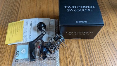 SHIMANO 21 TWINPOWER SW 6000HG Gear Ratio 5.7:1 Spinning SHIMANO 21 TWINPOWER SW 6000HG Gear Ratio 5.7:1 Spinning