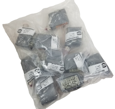 10ct Harting Han 10E-F-s 09 33 010 2701 Heavy Duty Power Connector 16A 500V NEW