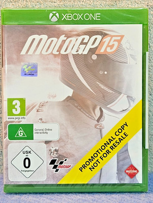 MotoGP 15 Xbox One Promo Edition Not For Resale Rare Sealed Reviewer Game