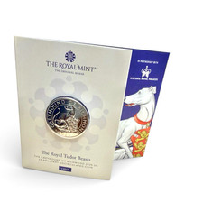 2025 8/10 UK £5 THE ROYAL TUDOR BEASTS The Greyhound of Richmond BU COIN IN OGP