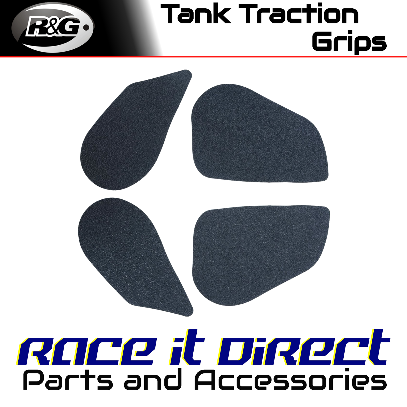 Tank Traction Grips for KTM 390 Duke 2013-2023 Clear R&G