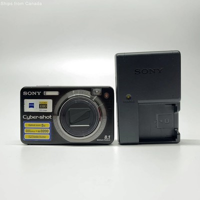 SONY CYBER-SHOT DSC-W150 Digital Compact Camera 8.1MP 5x Black EUR 121,53 - FR