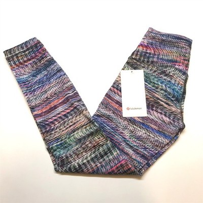 NEW LULULEMON Wunder~Train Pant 10 Digital~Oasis White