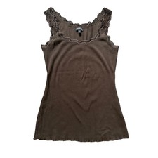Apt. 9 Brown Lace Cami Tank - Size M