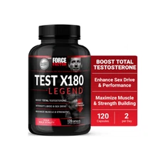 Force Factor Test X180 Legend, Testosterone Booster for Men to Support Muscle, S