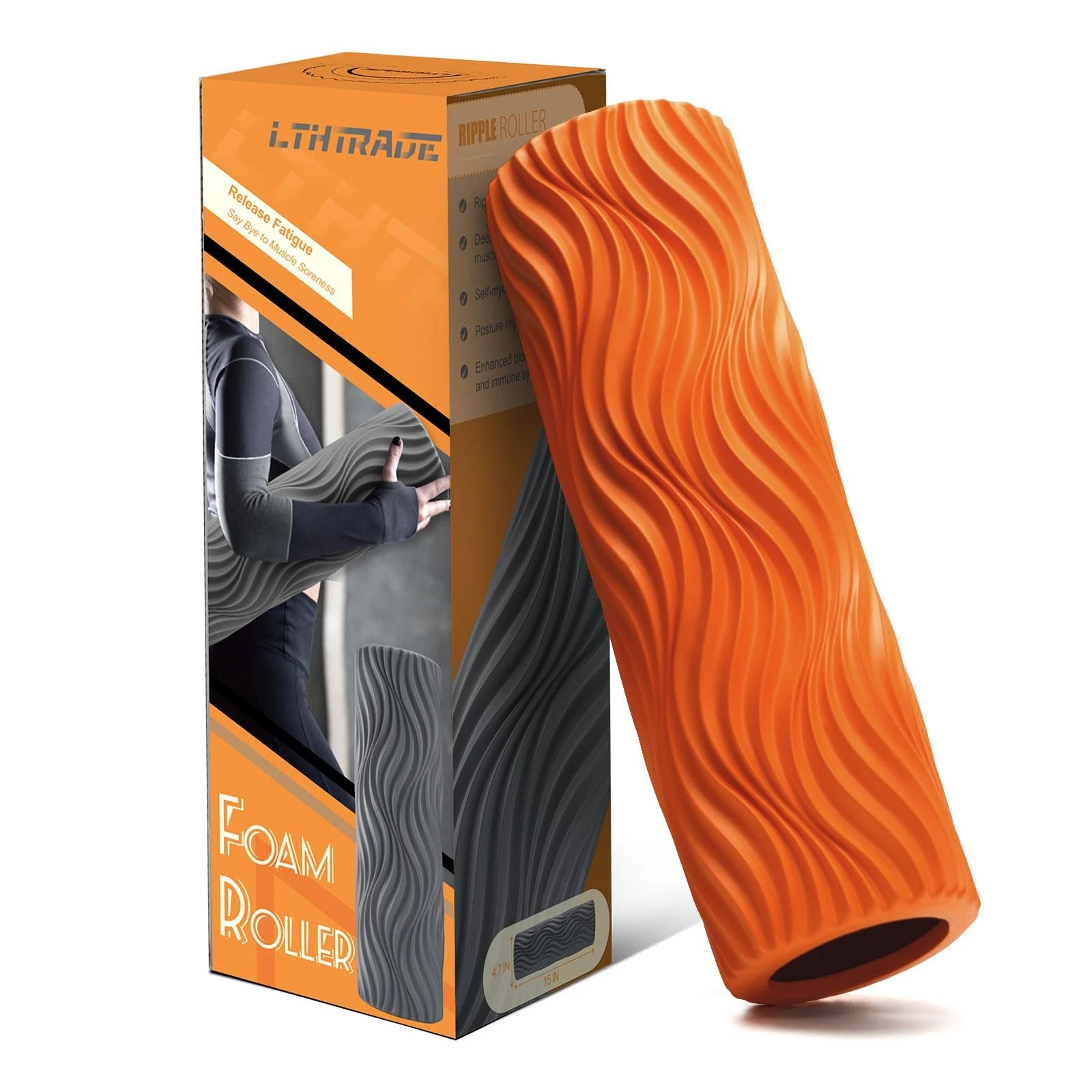 Foam Roller, Trigger Point Foam Roller Massage Roller for Physical Therapy & ...