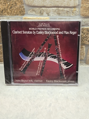 Clarinet Sonatas By Easley Blackwood And Max Reger John Bruce Yeh CD New Sealed - Imagen 1 de 8
