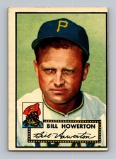 1952 Topps #167 Bill Howerton GD-VG Vintage Baseball Card