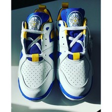RARE Original & Boxed Leeds United early 1990s Fan Trainers - adult size 8