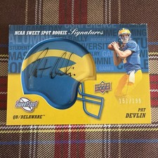2011 Upper Deck Sweet Spot Rookie Signatures 151/199 Pat Devlin