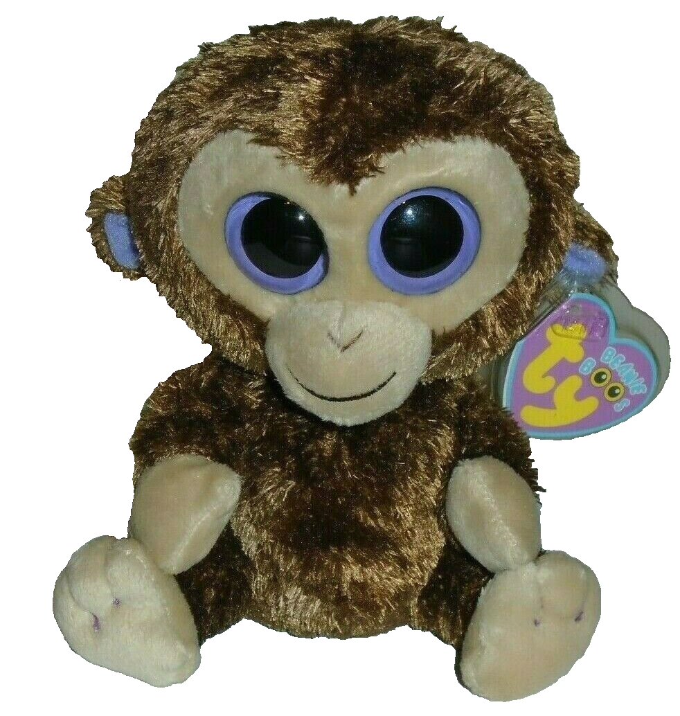 Ty Beanie Boos COCONUT the Monkey (2010 Gen Tags) 6