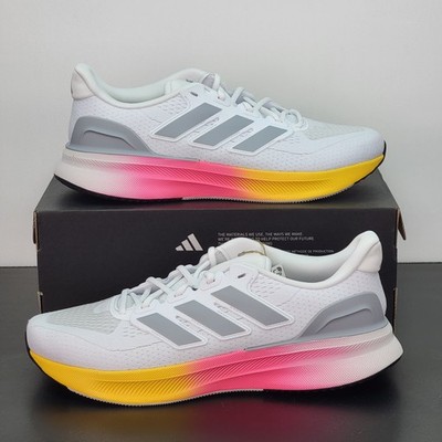 Adidas UltraRun 5 Men's Size 10.5 Athletic Shoes White Multicolor Sneakers