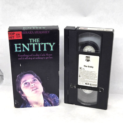 The Entity VHS 1982 Horror TESTED WORKING Former Rental