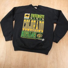 University of Colorado Buffaloes raglan sweatshirt LARGE tag vtg 80s 90s usa