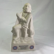 Michter's George Washington Whiskey Decanter Empty Vintage Liquor Bottle 
