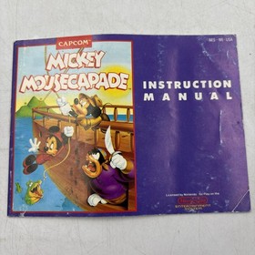 Mickey Mousecapade (Nintendo NES, 1988) Cartridge, Manual, & Case
