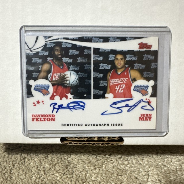 2005-06 Topps Photo Shoot Dual Raymond Felton/Sean May North Carolina Rare