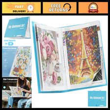 Diamond Art Storage Book - 30 Pocket Portfolio Folder for Kits Protectors 39.
