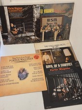 Porter Wagoner Lot of 5 Country Music Artist Vinyl Record Lot VG-VG+ RCA