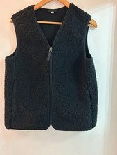 Sleeveless Black Vest Top Winter