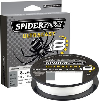 SpiderWire Ultracast Braid Fishing Line | 50 lb | 164 Yards | Invisibraid | NEW