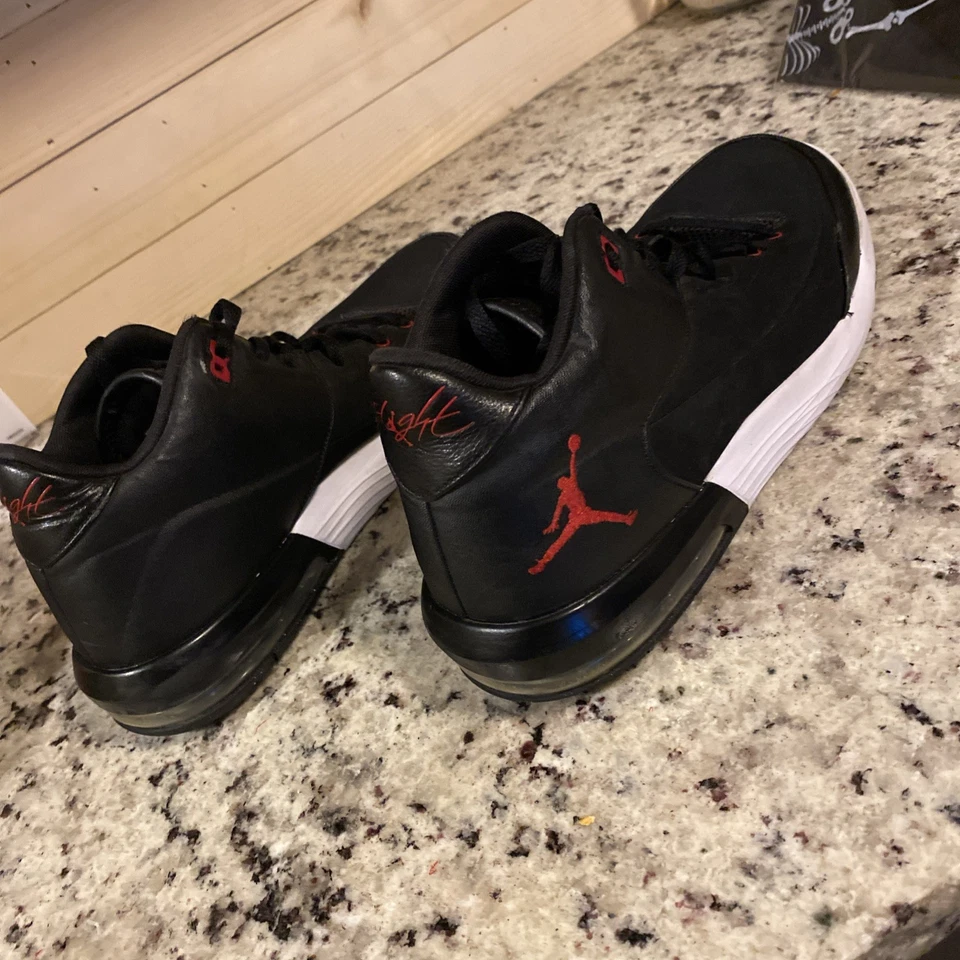 Jordan Flight Origin 3 Negro/Gimnasio-Rojo/Blanco Talla 11.5 820245-001 Foto 3 de 4