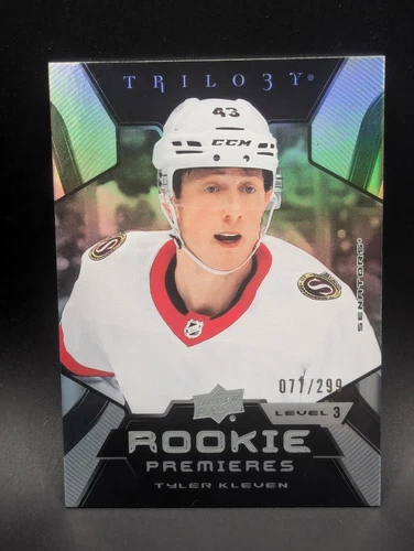 2023-24 Upper Deck Trilogy Hockey Level 3 Numbered Rookies; You Pick!