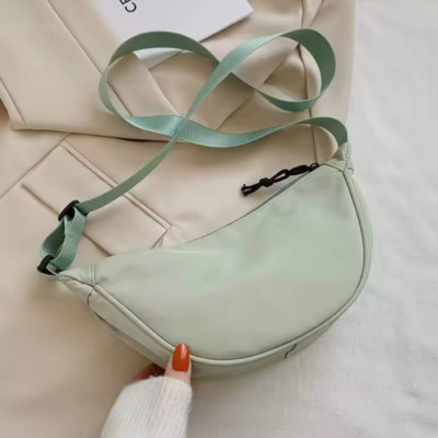 Large Capacity Crossbody Half Moon Waterproof Bag