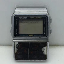 Casio Data Bank Calculator 676 DBC-610 Vintage Watch for Parts