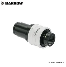 Barrow G1/4" Quick Disconnect Fitting QDC Male and Female Set Black / White