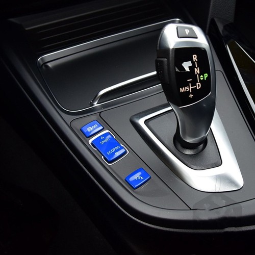 3pcs Blue Shift Gear Position Panel Button Cap For BMW 1 2 3 4 Series 2014-2018 - Picture 9 of 10