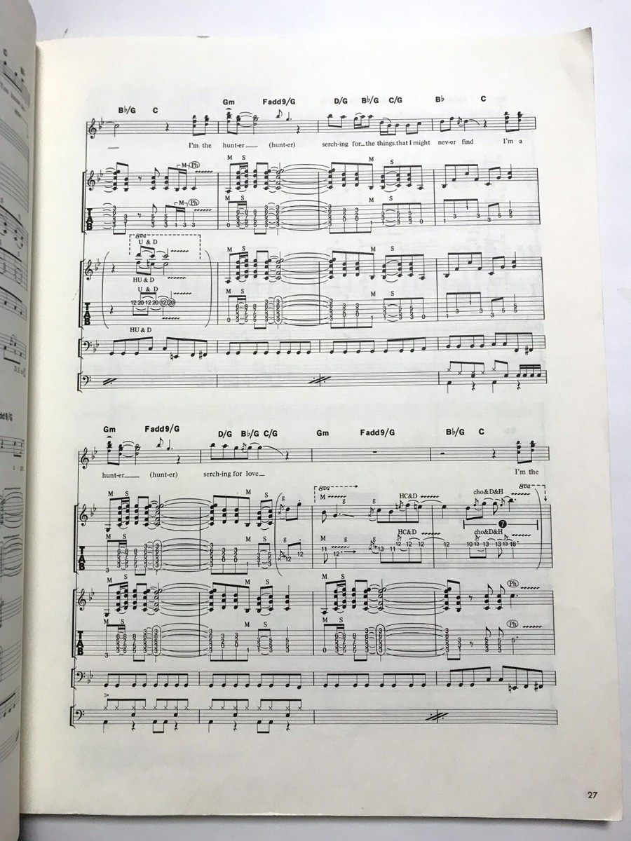 DOKKEN / Under Lock And Key ギタースコア ドッケン DOKKEN UNDER LOCK AND KEY GUITAR SCORE JAPAN TAB | eBay
