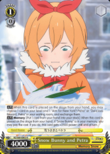 Snow Bunny and Petra - RZ/S68-E003 - R Near Mint WEISS Re