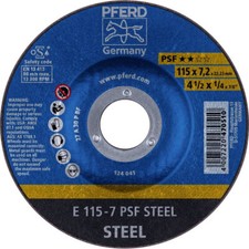 Image of PFERD 62011634 Grinding Disc 115mm durable steel Grinding high ability