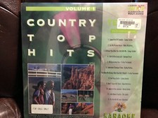 Country Top Hits Karaoke 12" Laserdisc Volume 1 Brand New