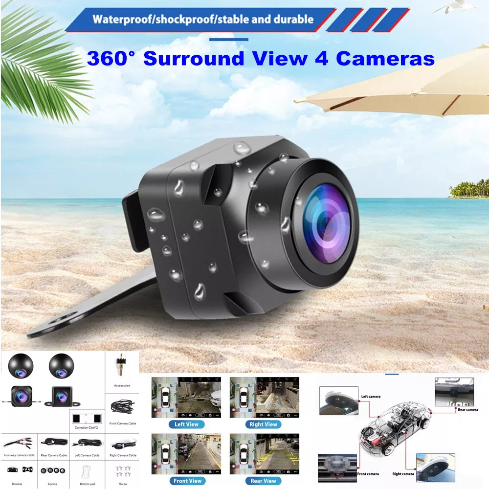 AHD 360 Degree Surround Panoramic View Car DVR Parking Camera 4