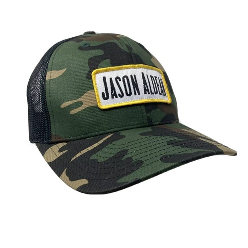 Jason Aldean's Camo Trucker Hat Patch 